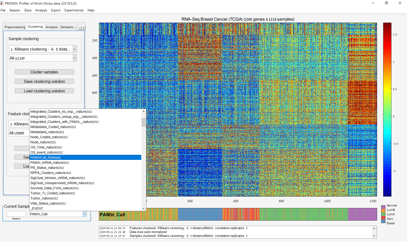 The preprocessing tab enables applying common preprocessing steps such ...